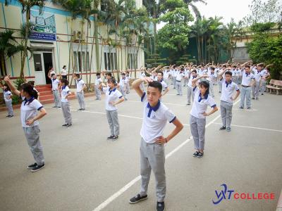 Hoạt động thể dục thể thao của sinh viên nhà trường